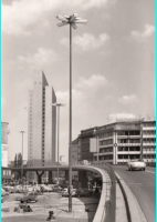 Dsseldorf - Autobahn-Hochstrae  ca. 1966