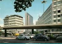 Dsseldorf - Autobahn-Hochstrae  ca. 1967